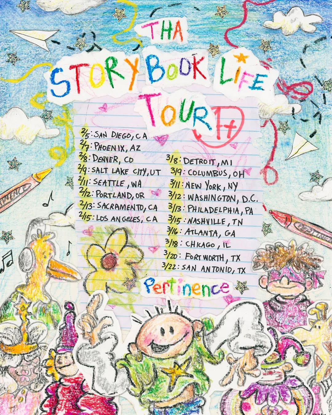 Pertinence Tha Storybook Life Tour Poster 2025